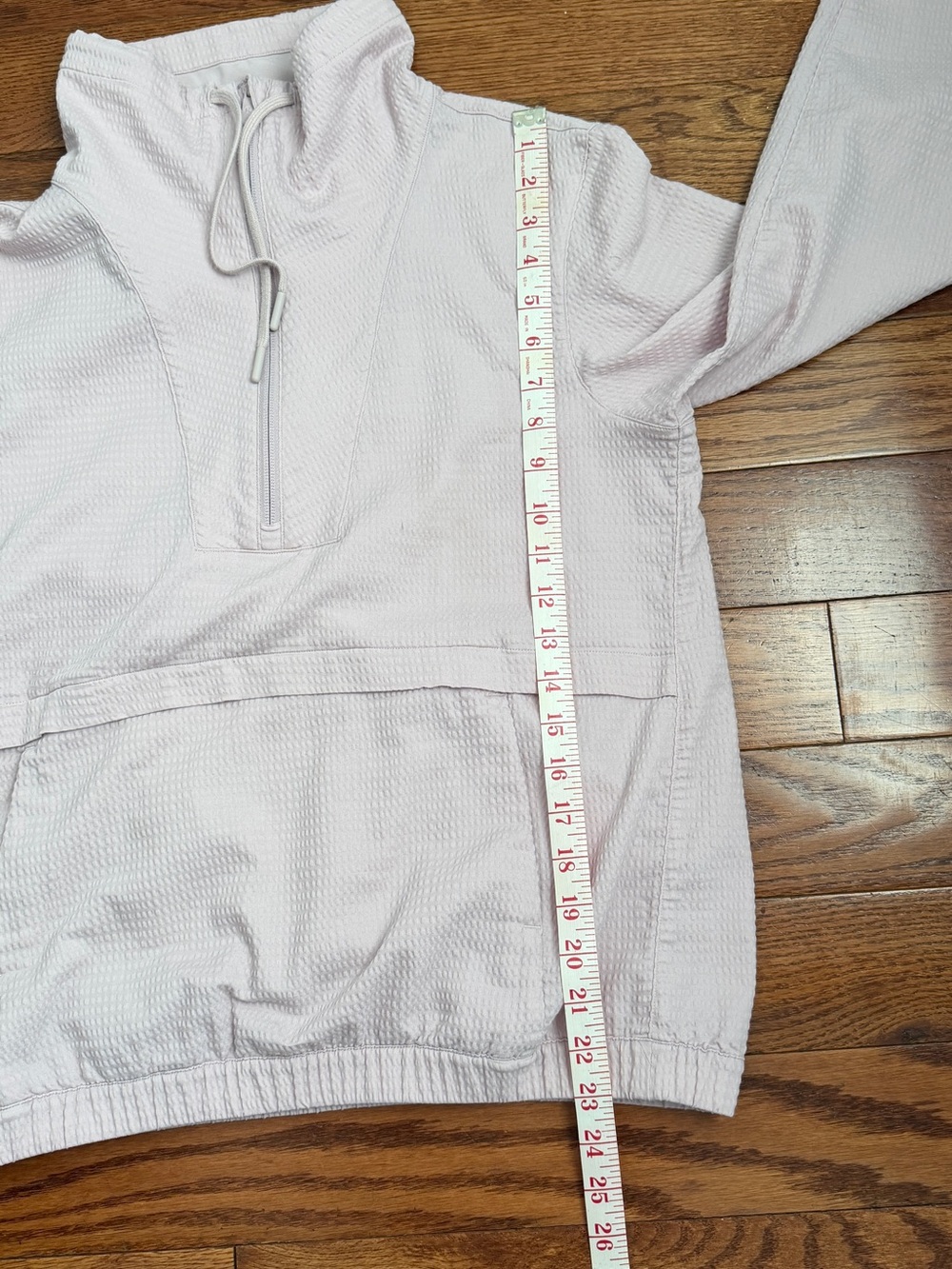 Lululemon Pack Light Pullover Packable Jacket in Porcelain Pink Sz See me - Picture 6 of 13